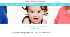 Desktop Screenshot of musictogetherinthekeys.com